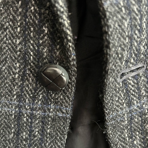 Vintage 80s Sears Blazer Wool Blend Suit Coat Jacket Size 42 R - Picture 14 of 16